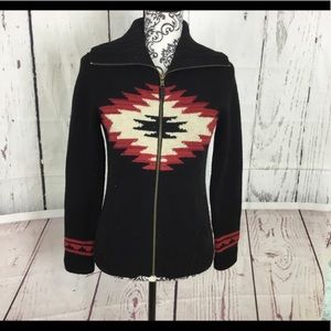 Ralph Lauren Jeans Lambswool Zipper Cardigan PS
